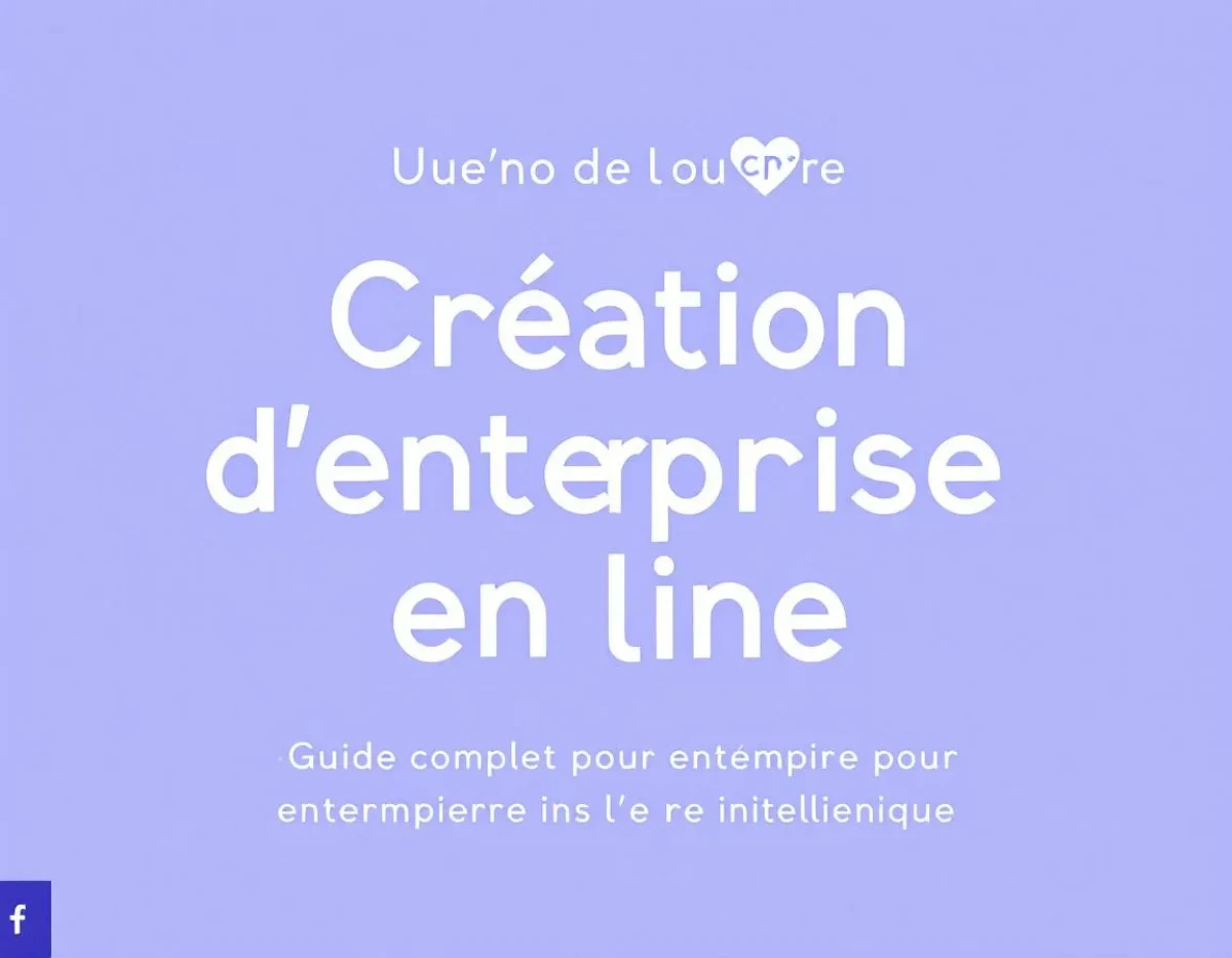 Création d'entreprise en ligne : Guide complet pour entreprendre dans l'ère numérique